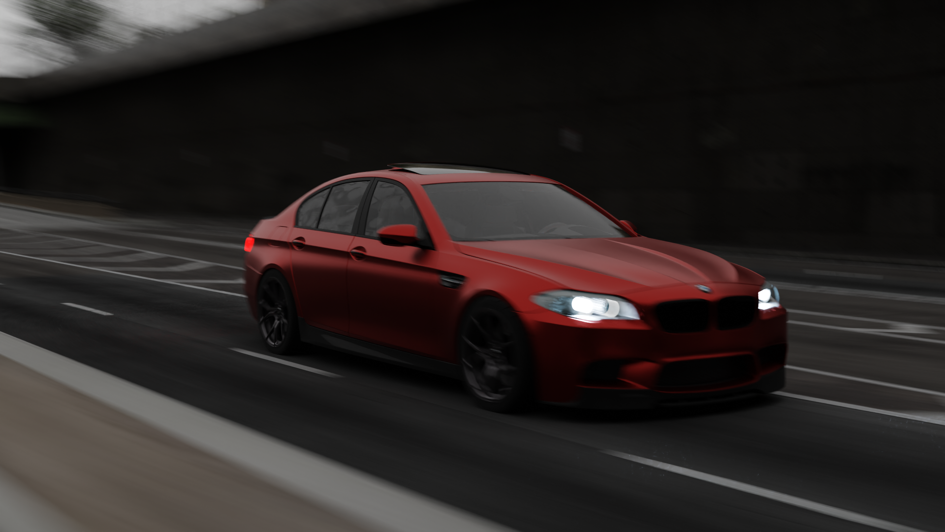 Automotive product render
